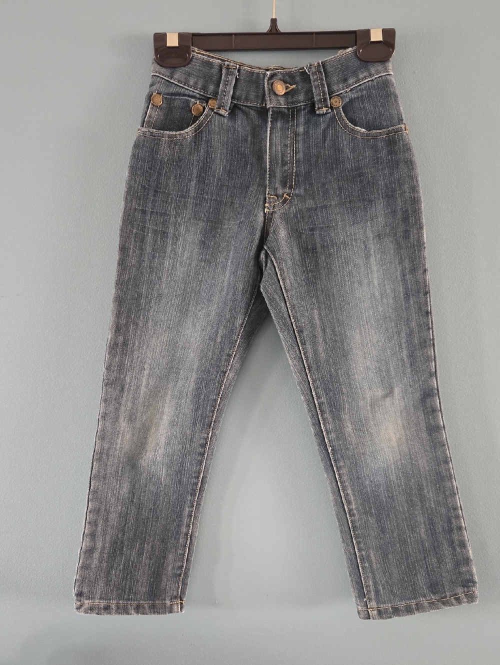 *Back To School* Boys (6) Dark Blue Skinny Jeans American Hawk